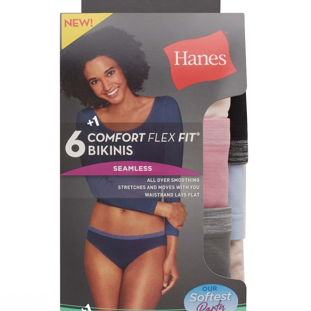 Hanes Seamless Comfort Flex Fit Bikinis - Assorted Colors